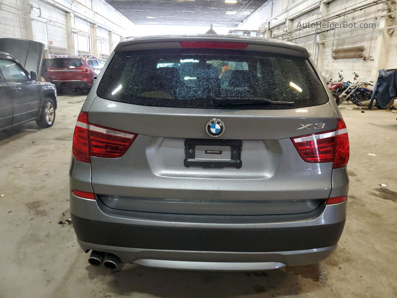 2013 Bmw X3 Xdrive28i Gray vin: 5UXWX9C54D0A11771