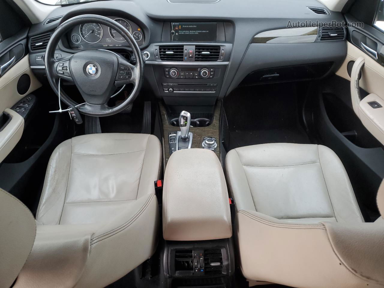 2013 Bmw X3 Xdrive28i Кремовый vin: 5UXWX9C54D0A12113