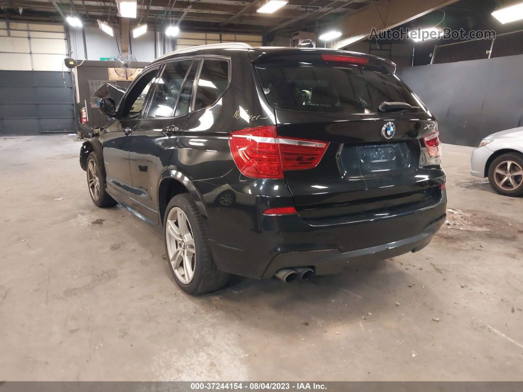 2013 Bmw X3 Xdrive28i Black vin: 5UXWX9C54D0A21362