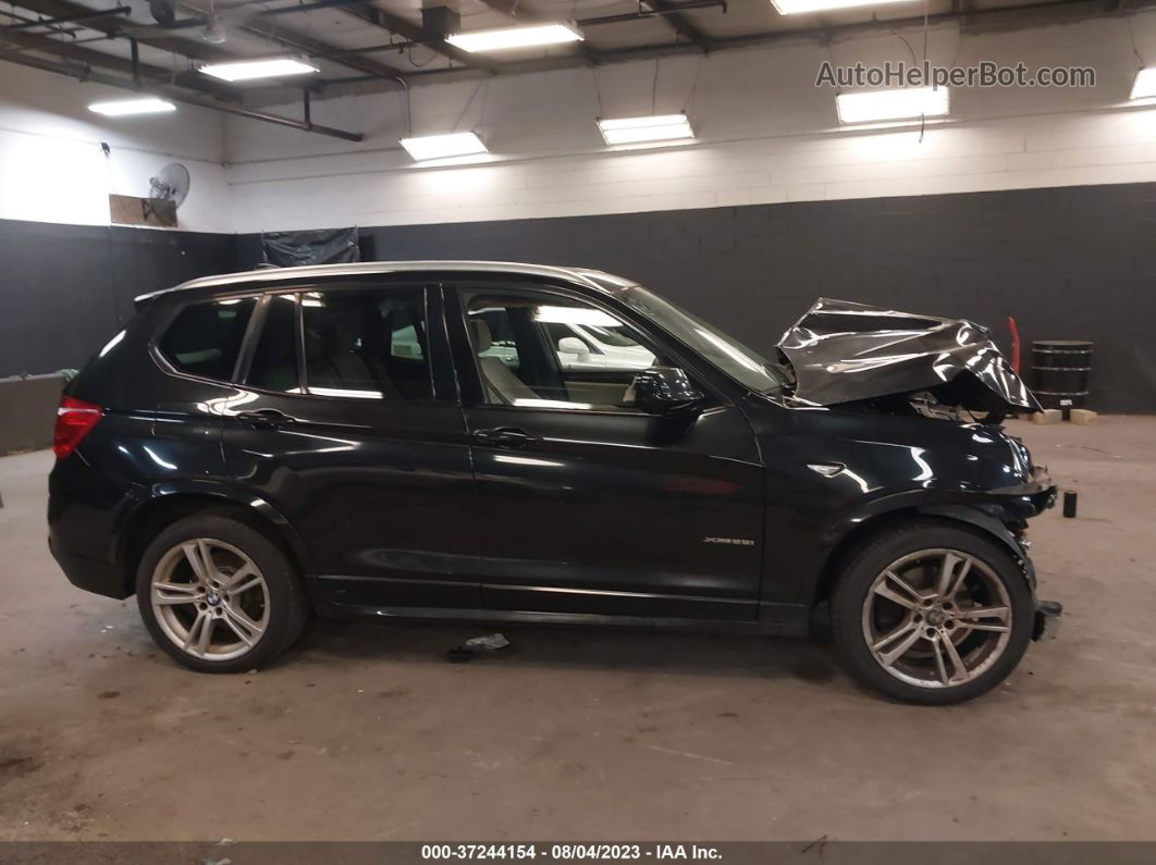 2013 Bmw X3 Xdrive28i Black vin: 5UXWX9C54D0A21362