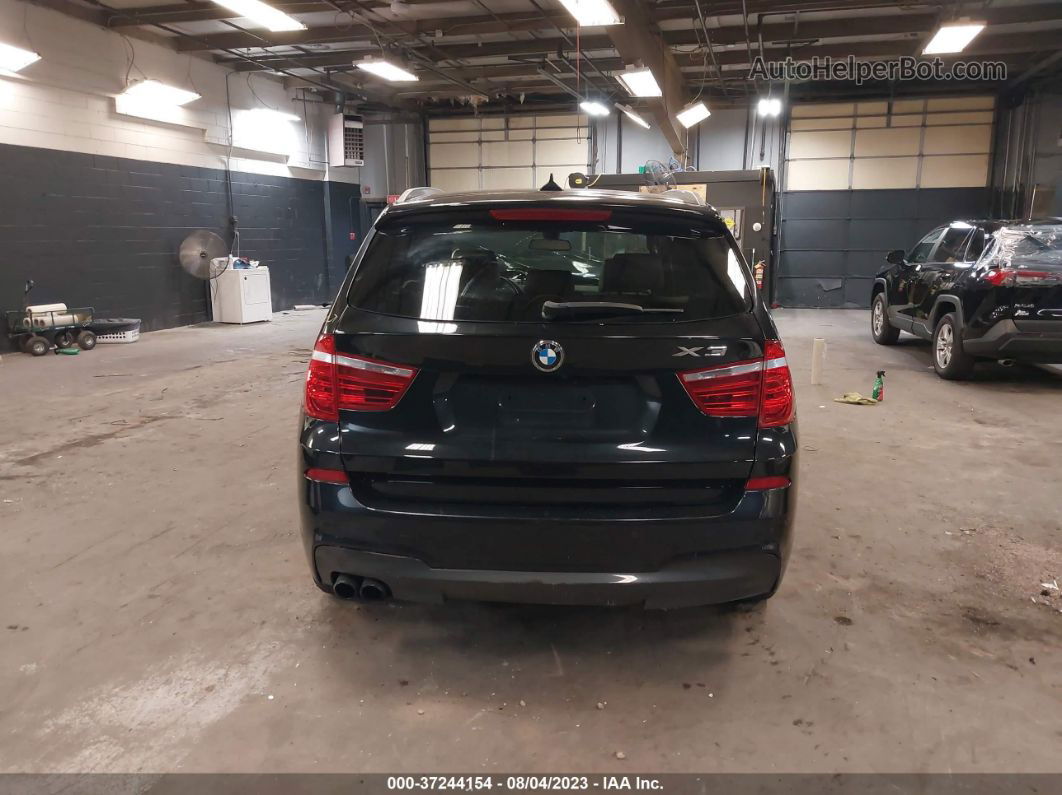 2013 Bmw X3 Xdrive28i Black vin: 5UXWX9C54D0A21362