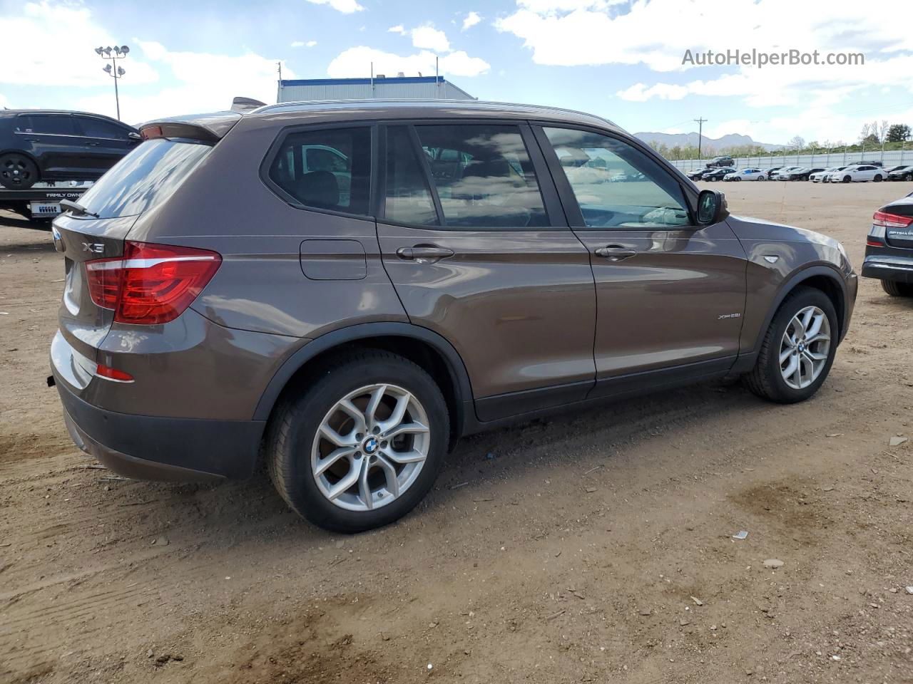 2013 Bmw X3 Xdrive28i Brown vin: 5UXWX9C54D0A32443