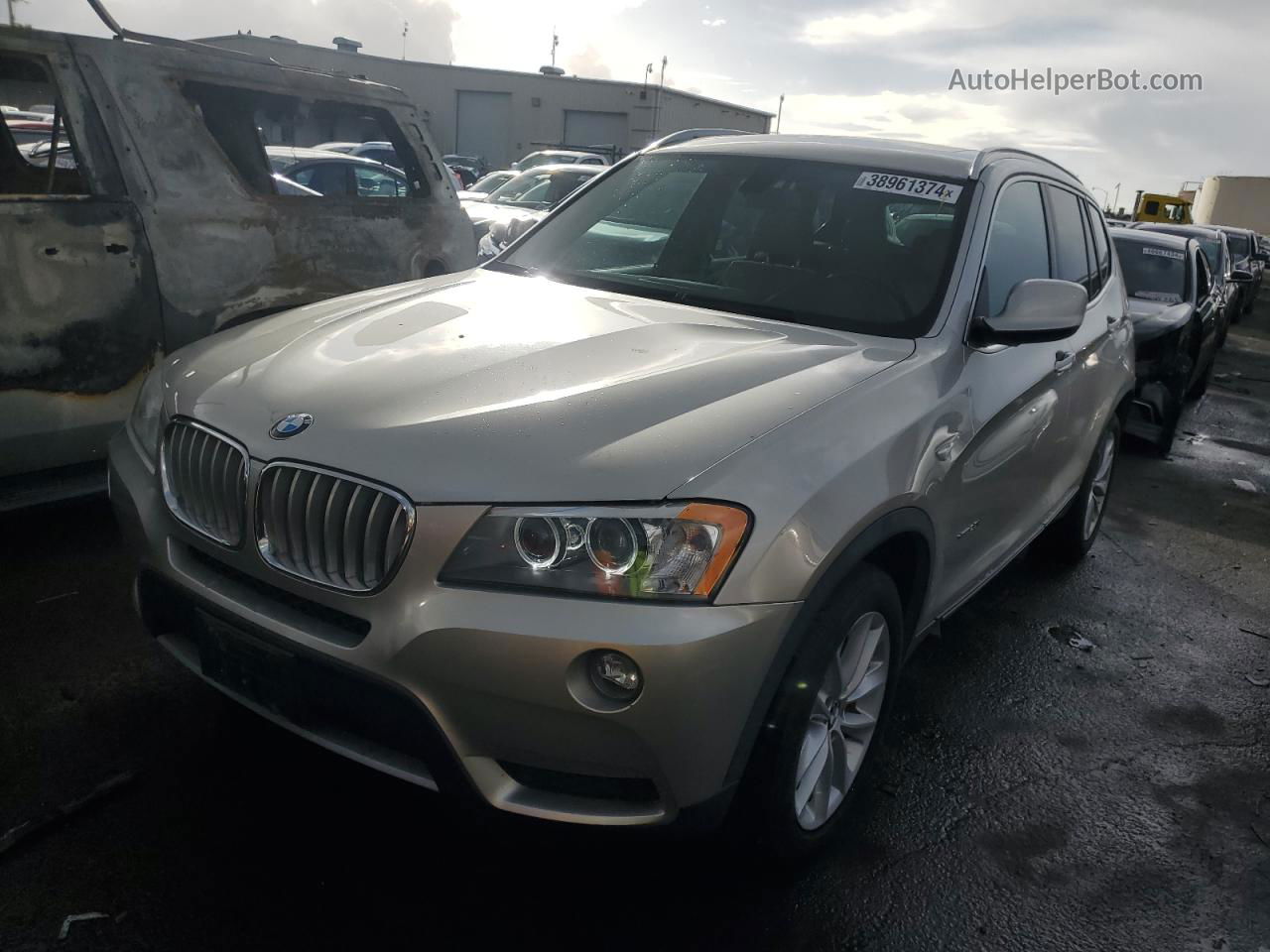 2013 Bmw X3 Xdrive28i Gold vin: 5UXWX9C54D0D07311