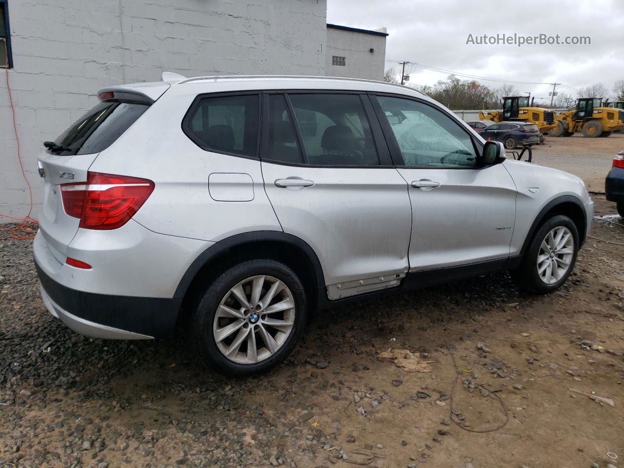 2013 Bmw X3 Xdrive28i Silver vin: 5UXWX9C54DL874159