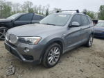 2016 Bmw X3 Xdrive28i Gray vin: 5UXWX9C54G0D67190