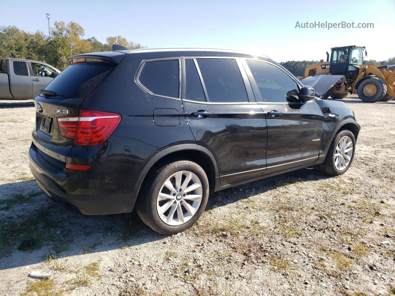 2016 Bmw X3 Xdrive28i Черный vin: 5UXWX9C54G0D73247