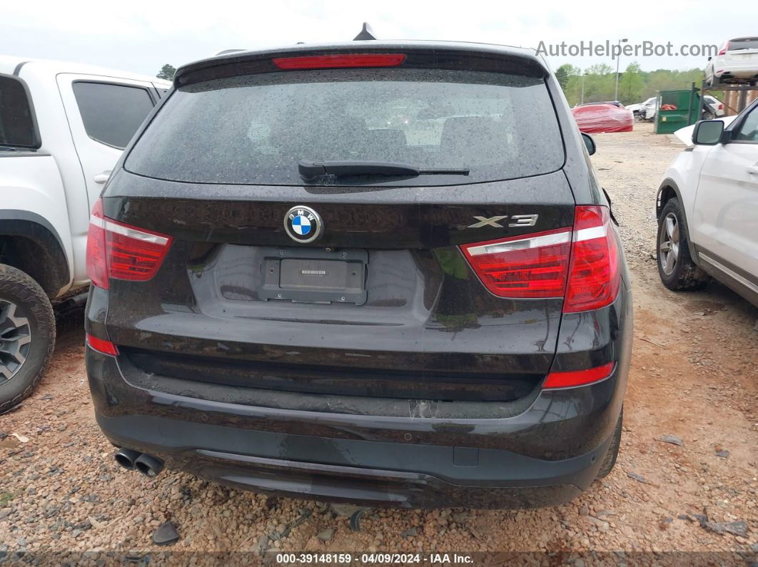 2016 Bmw X3 Xdrive28i Black vin: 5UXWX9C54G0D73488