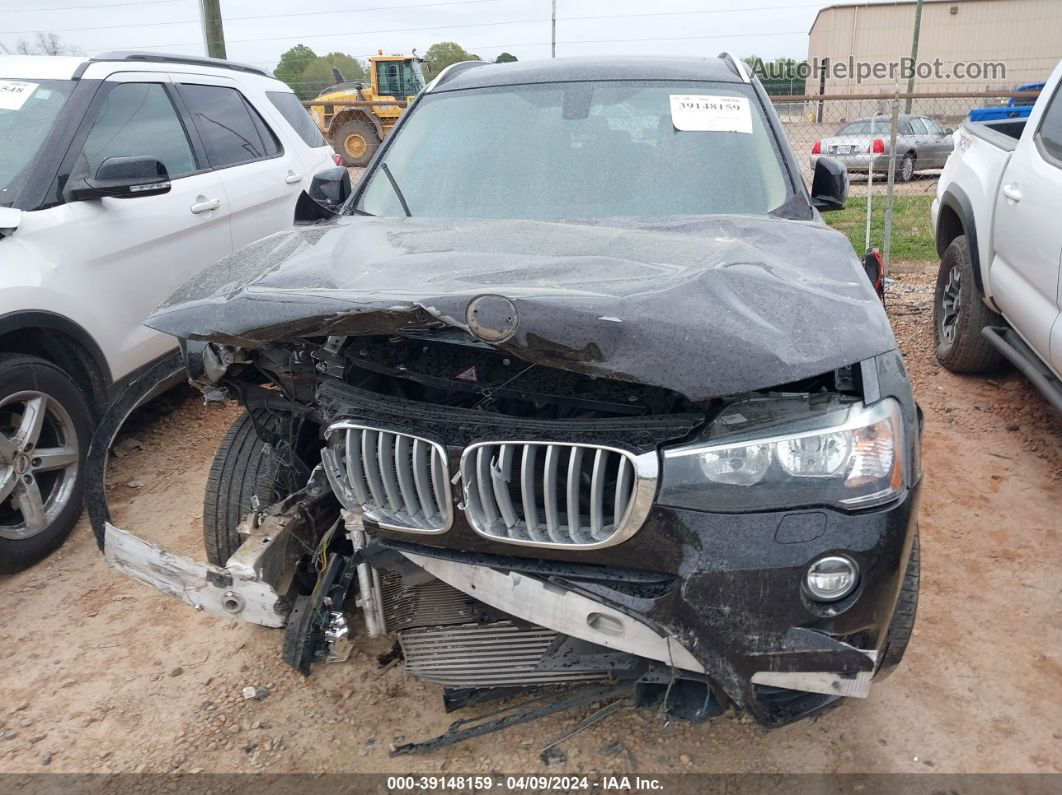 2016 Bmw X3 Xdrive28i Black vin: 5UXWX9C54G0D73488