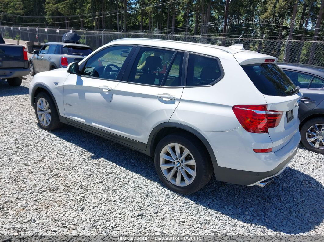 2016 Bmw X3 Xdrive28i White vin: 5UXWX9C54G0D75984