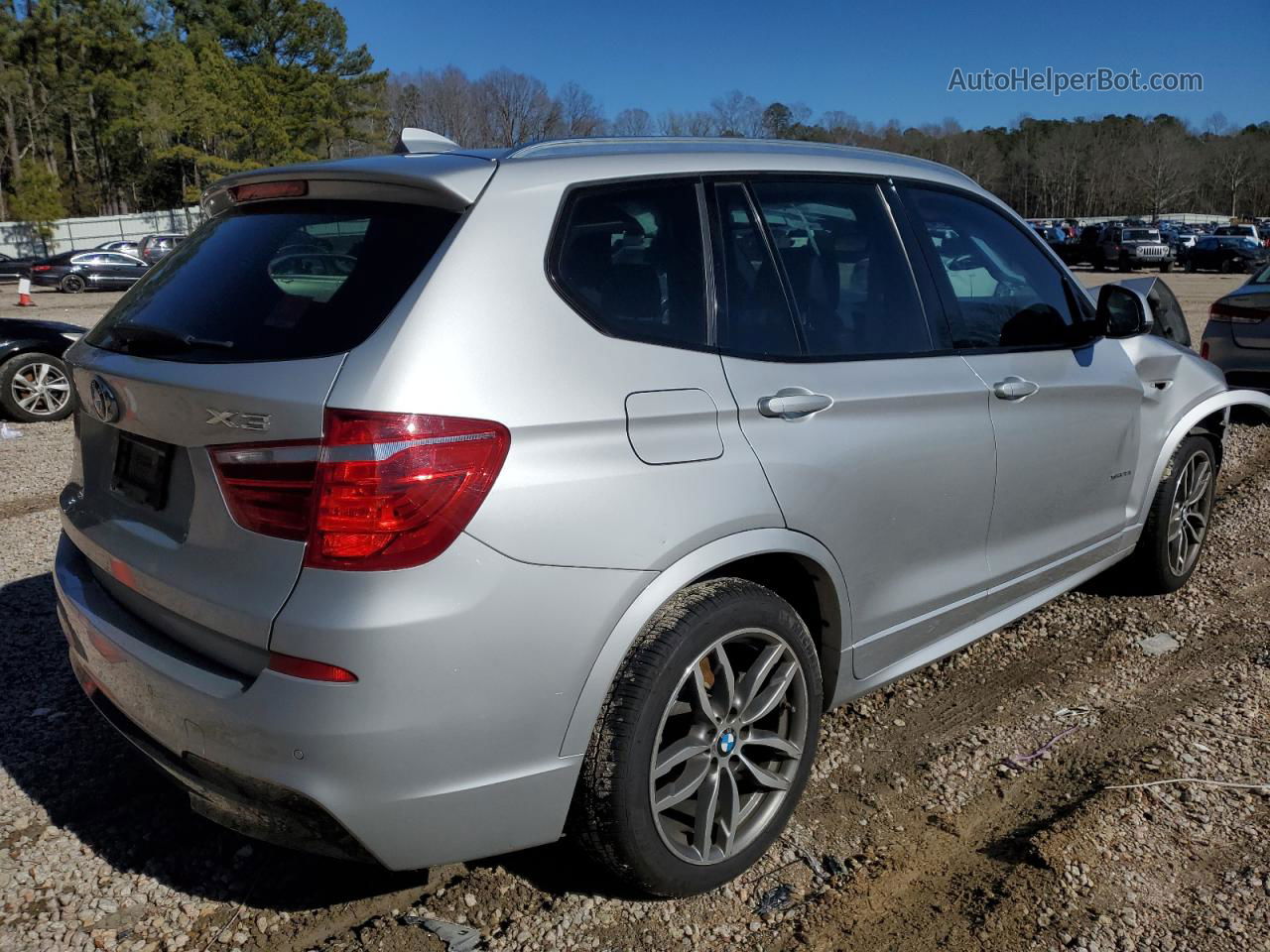 2016 Bmw X3 Xdrive28i Silver vin: 5UXWX9C54G0D77783