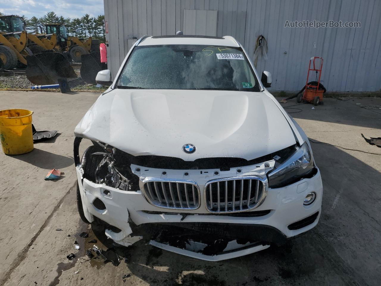 2016 Bmw X3 Xdrive28i White vin: 5UXWX9C54G0D83969