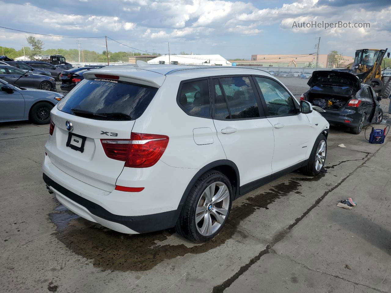 2016 Bmw X3 Xdrive28i Белый vin: 5UXWX9C54G0D83969