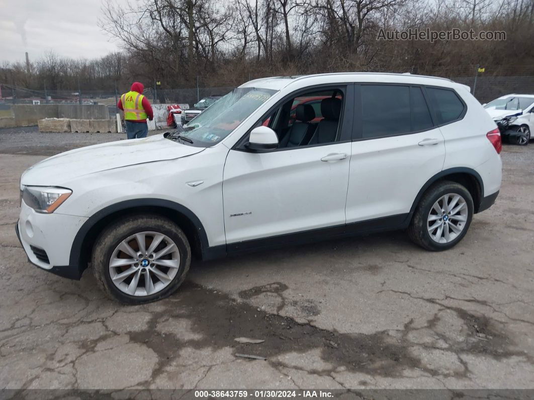 2016 Bmw X3 Xdrive28i White vin: 5UXWX9C54G0D86208