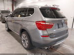 2016 Bmw X3 Xdrive28i Gray vin: 5UXWX9C54G0D89786