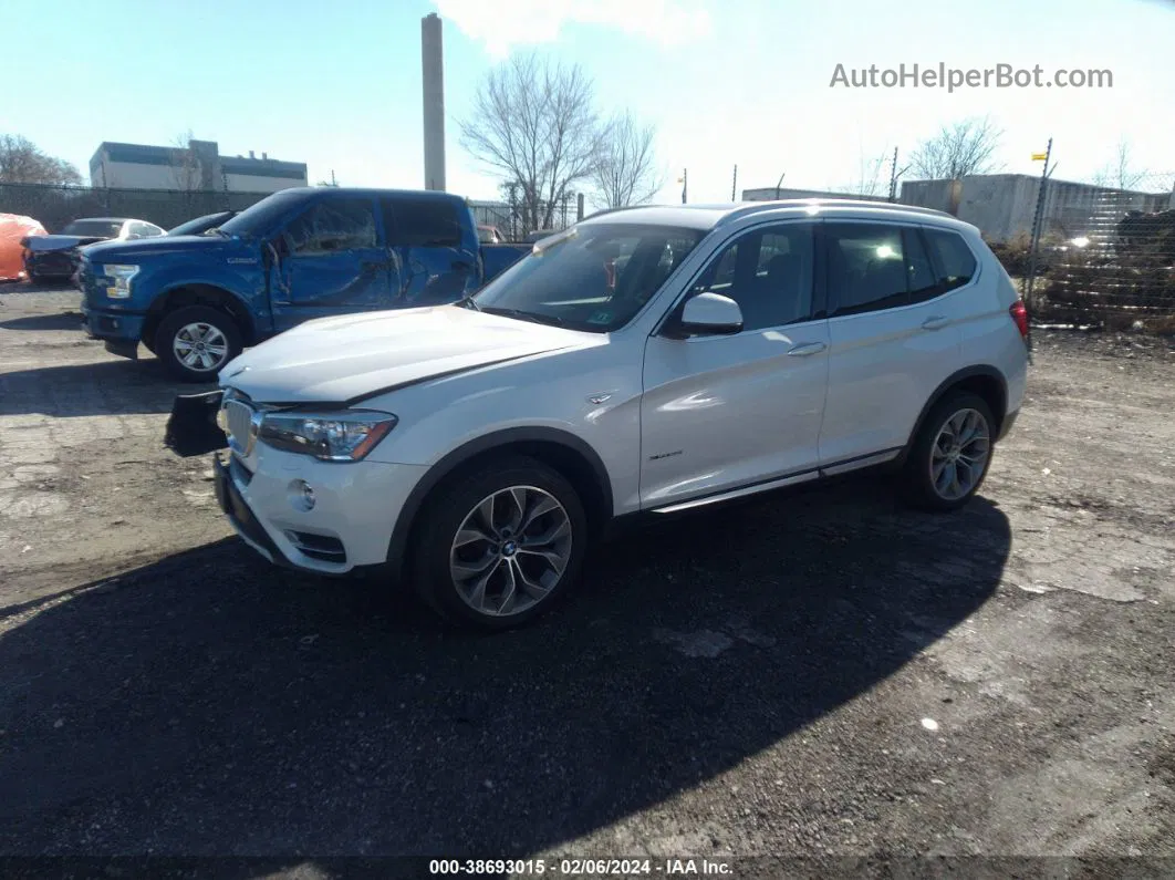 2016 Bmw X3 Xdrive28i White vin: 5UXWX9C54G0D92624