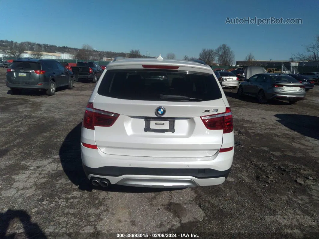 2016 Bmw X3 Xdrive28i White vin: 5UXWX9C54G0D92624