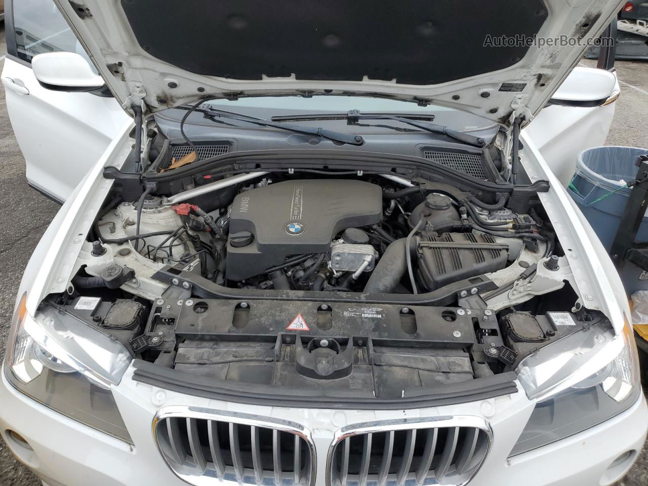 2013 Bmw X3 Xdrive28i Белый vin: 5UXWX9C55D0A16378