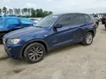 2013 Bmw X3 Xdrive28i Blue vin: 5UXWX9C55D0A16607