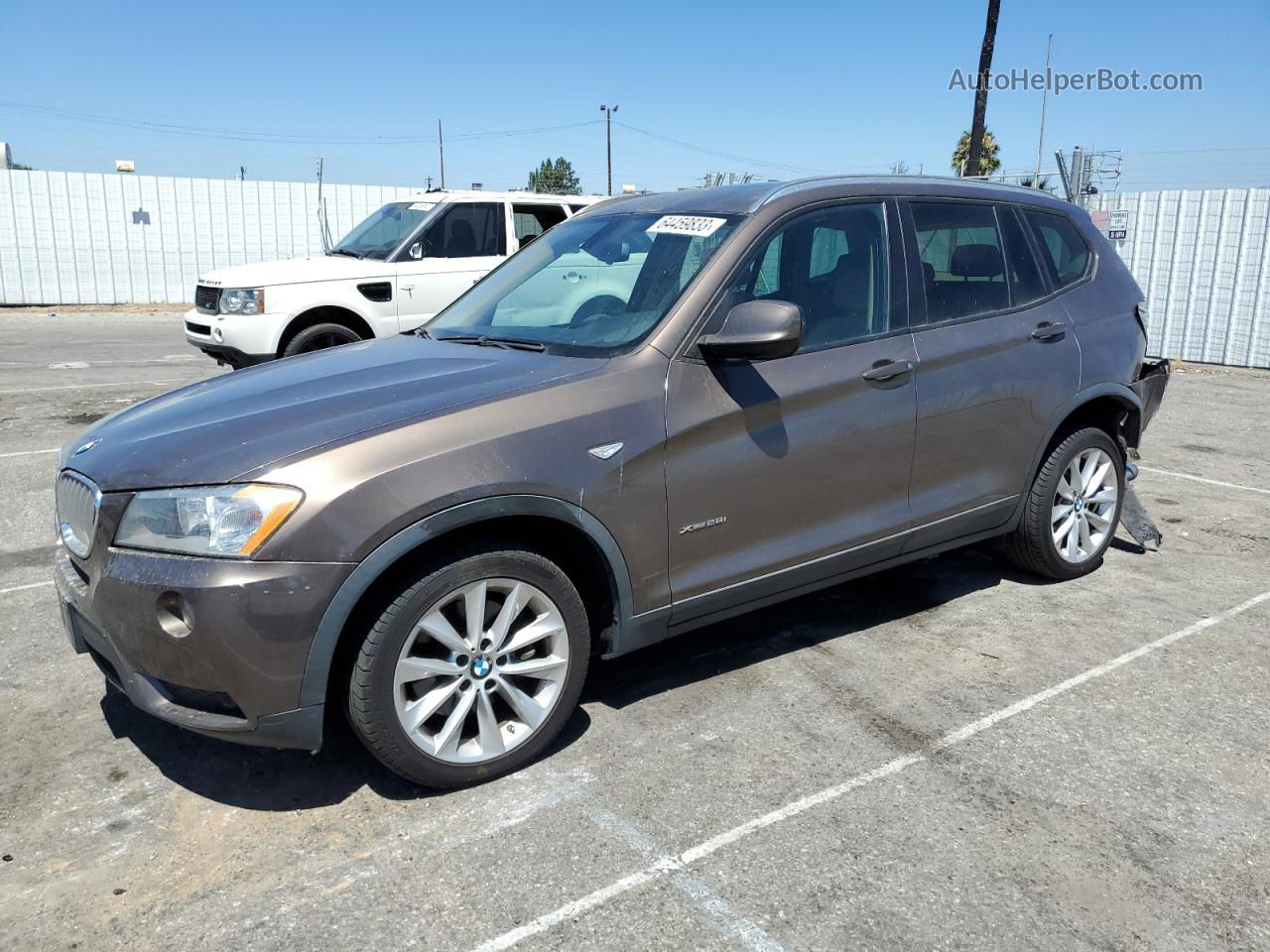 2013 Bmw X3 Xdrive28i Brown vin: 5UXWX9C55D0A19877