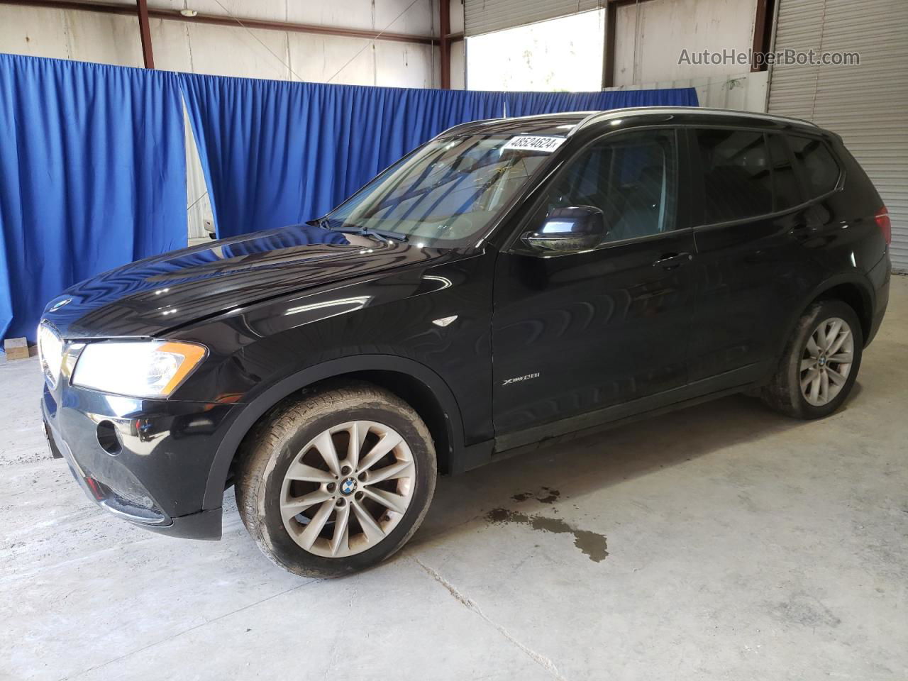 2013 Bmw X3 Xdrive28i Black vin: 5UXWX9C55D0A21838