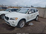 2013 Bmw X3 Xdrive28i White vin: 5UXWX9C55D0A30135