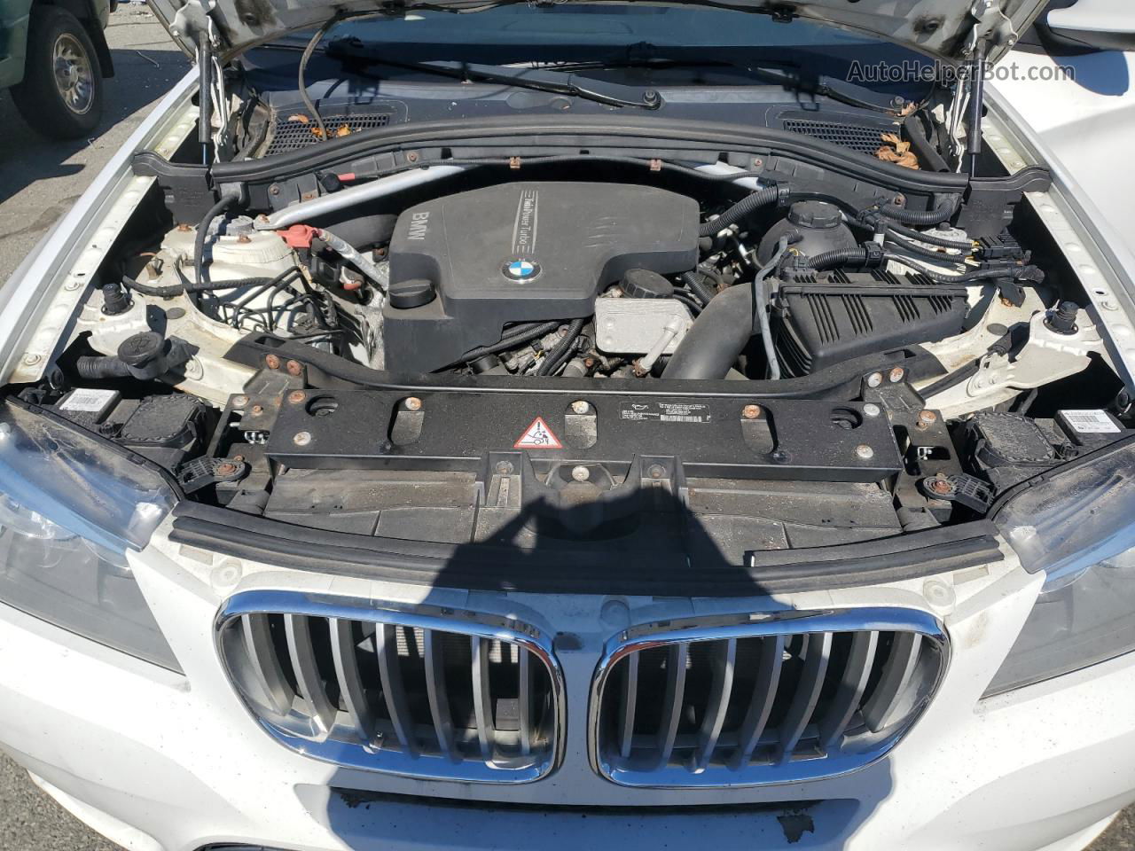 2013 Bmw X3 Xdrive28i Белый vin: 5UXWX9C55D0A32659