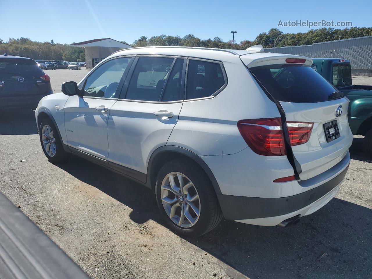 2013 Bmw X3 Xdrive28i Белый vin: 5UXWX9C55D0A32659