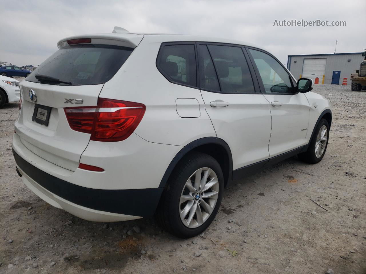 2014 Bmw X3 Xdrive28i White vin: 5UXWX9C55E0D13569