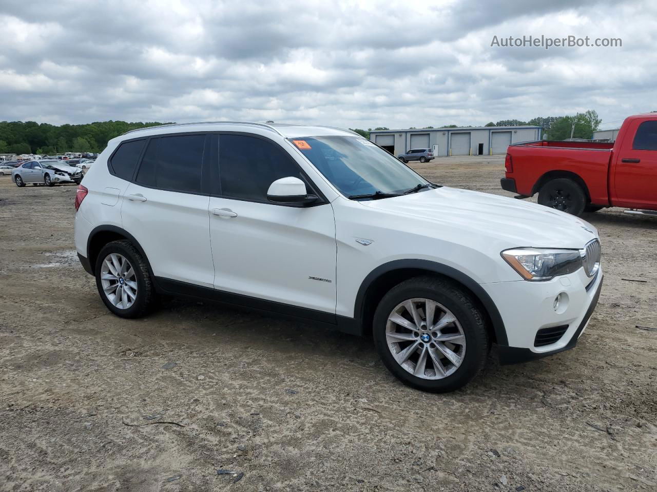 2016 Bmw X3 Xdrive28i White vin: 5UXWX9C55G0D67148