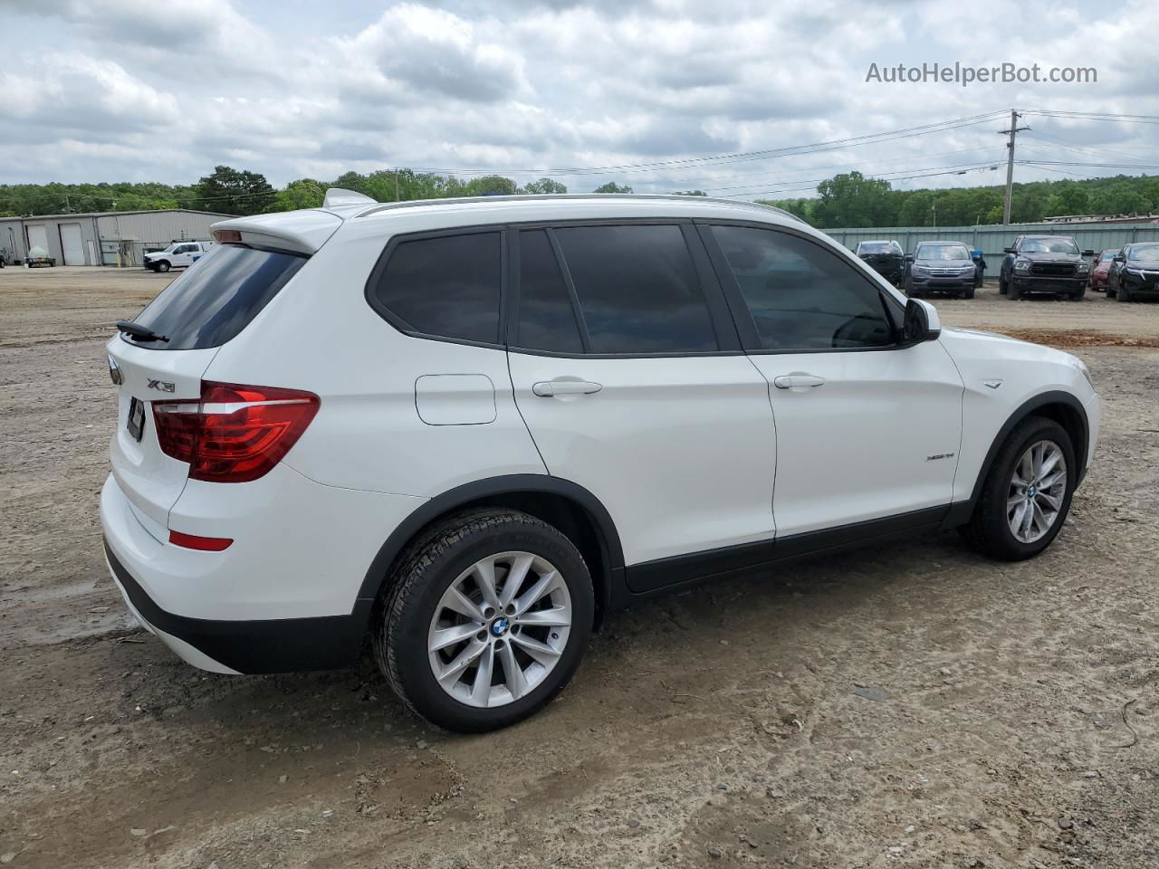 2016 Bmw X3 Xdrive28i White vin: 5UXWX9C55G0D67148