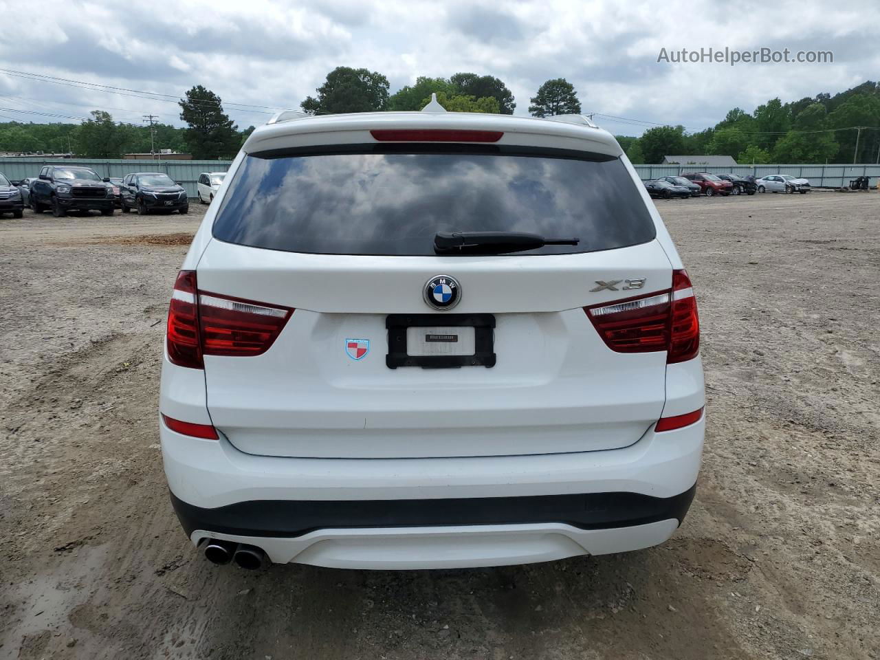 2016 Bmw X3 Xdrive28i Белый vin: 5UXWX9C55G0D67148