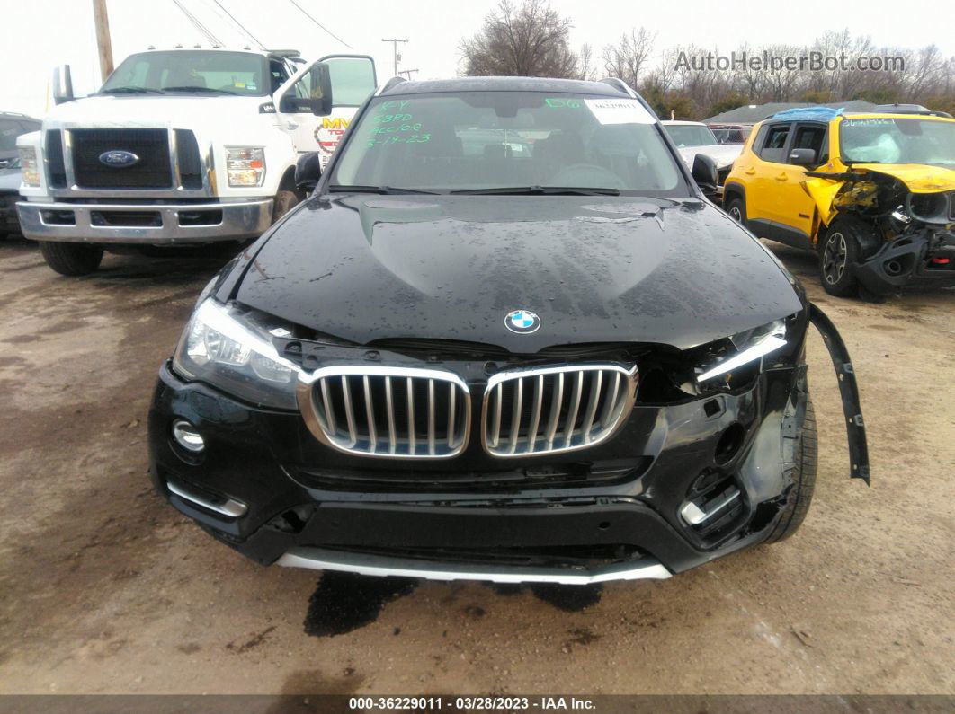 2016 Bmw X3 Xdrive28i Black vin: 5UXWX9C55G0D67943