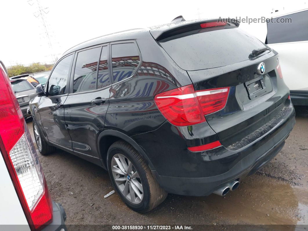 2016 Bmw X3 Xdrive28i Black vin: 5UXWX9C55G0D69580