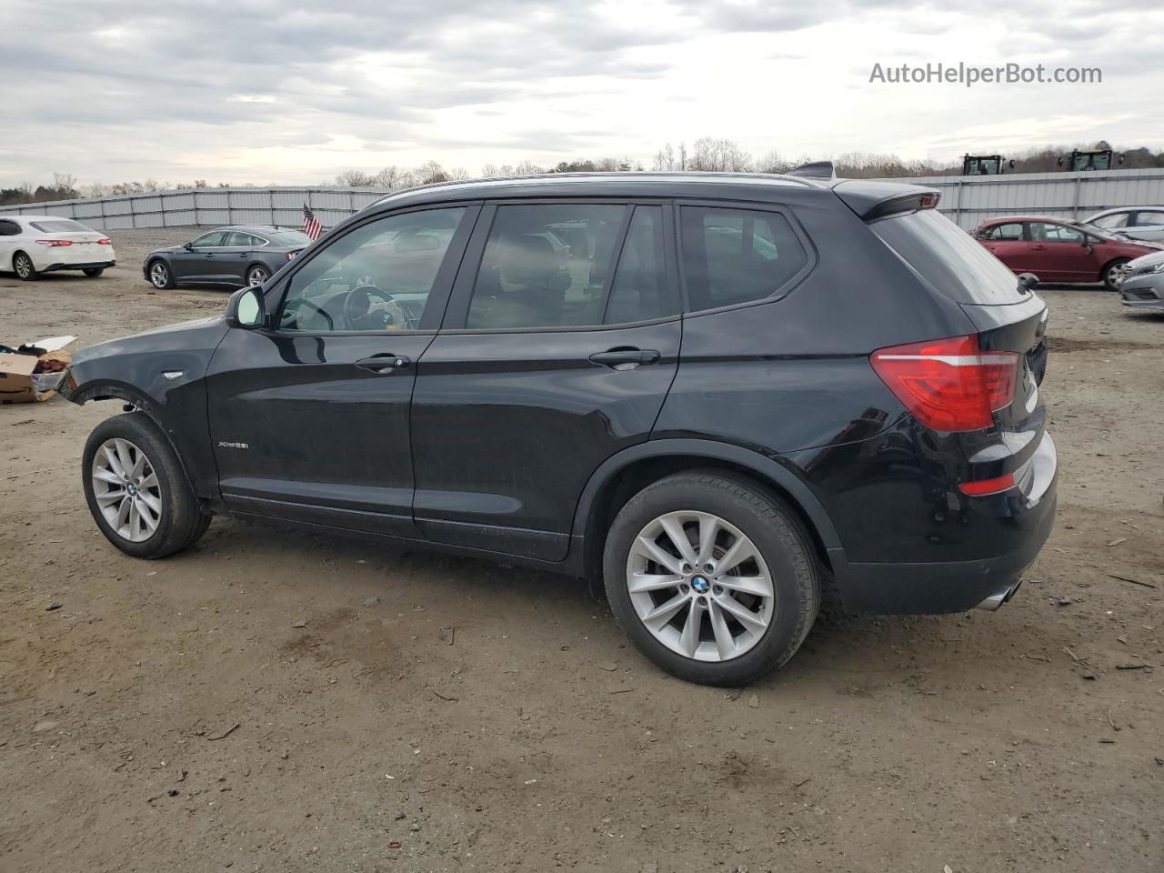 2016 Bmw X3 Xdrive28i Black vin: 5UXWX9C55G0D73595