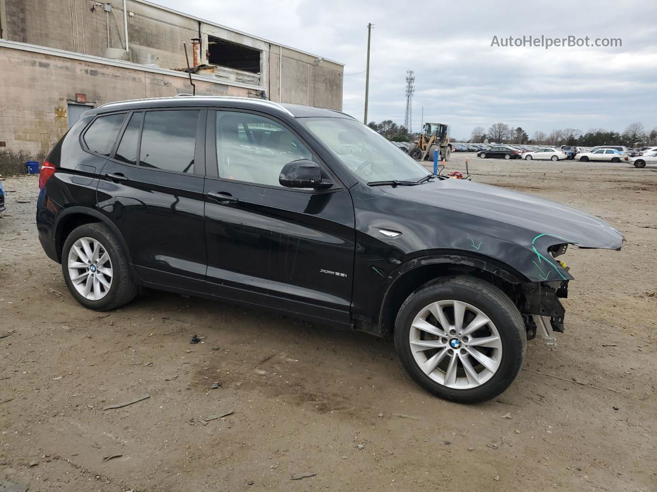 2016 Bmw X3 Xdrive28i Black vin: 5UXWX9C55G0D73595