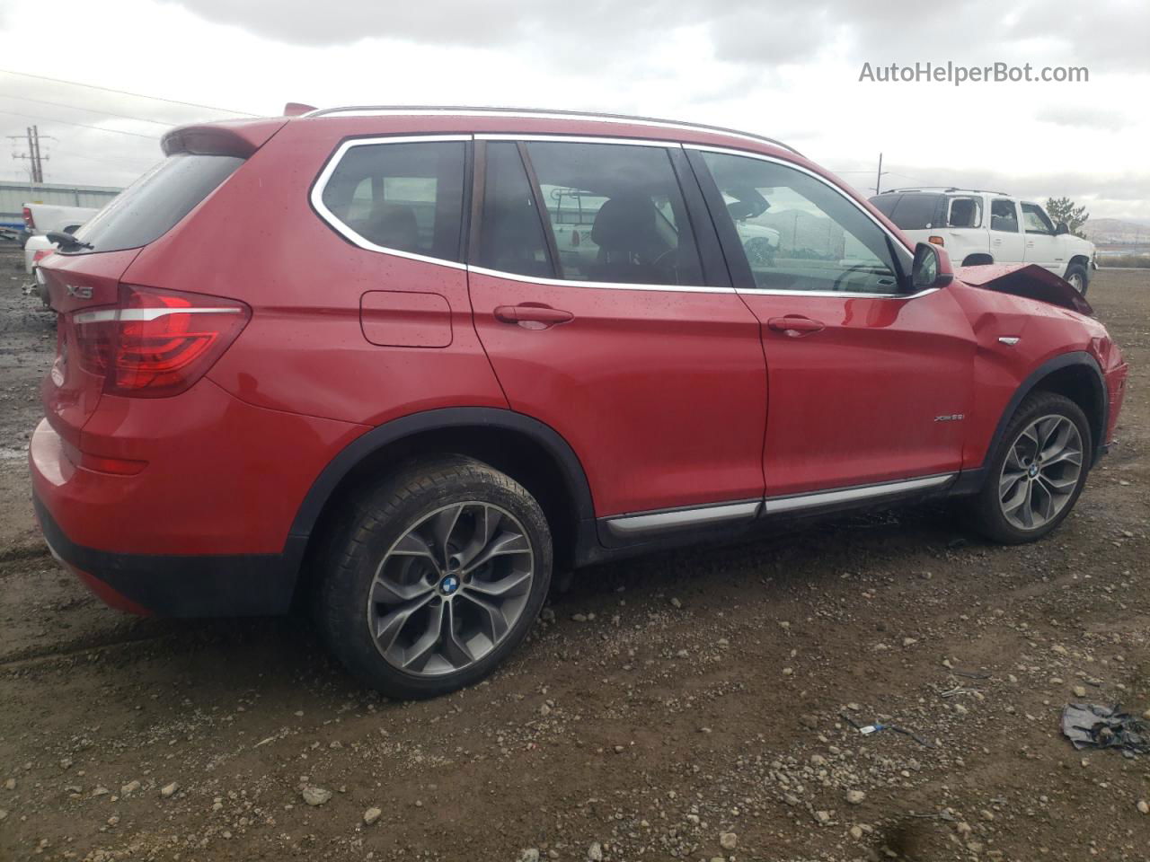 2016 Bmw X3 Xdrive28i Red vin: 5UXWX9C55G0D76416