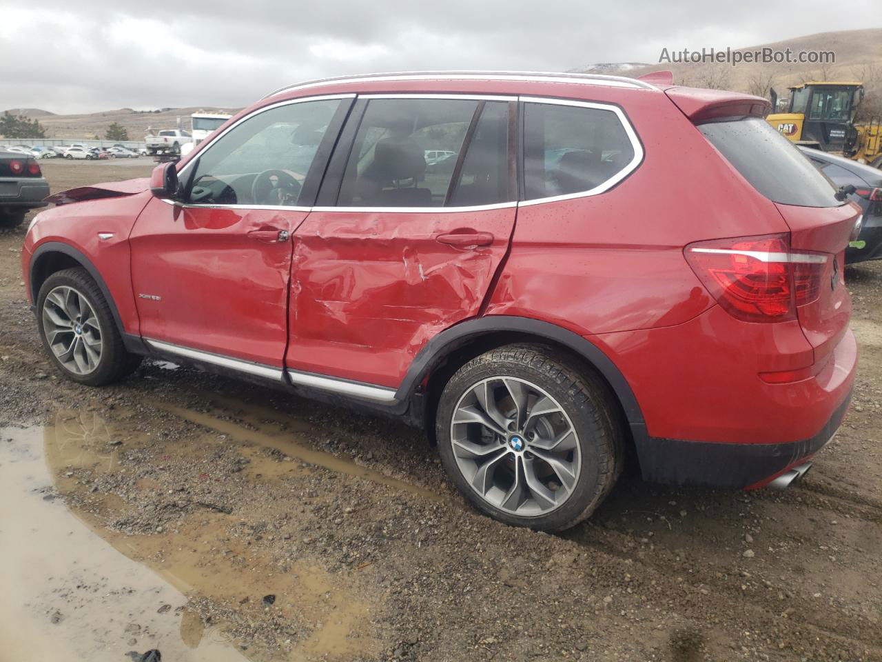 2016 Bmw X3 Xdrive28i Red vin: 5UXWX9C55G0D76416