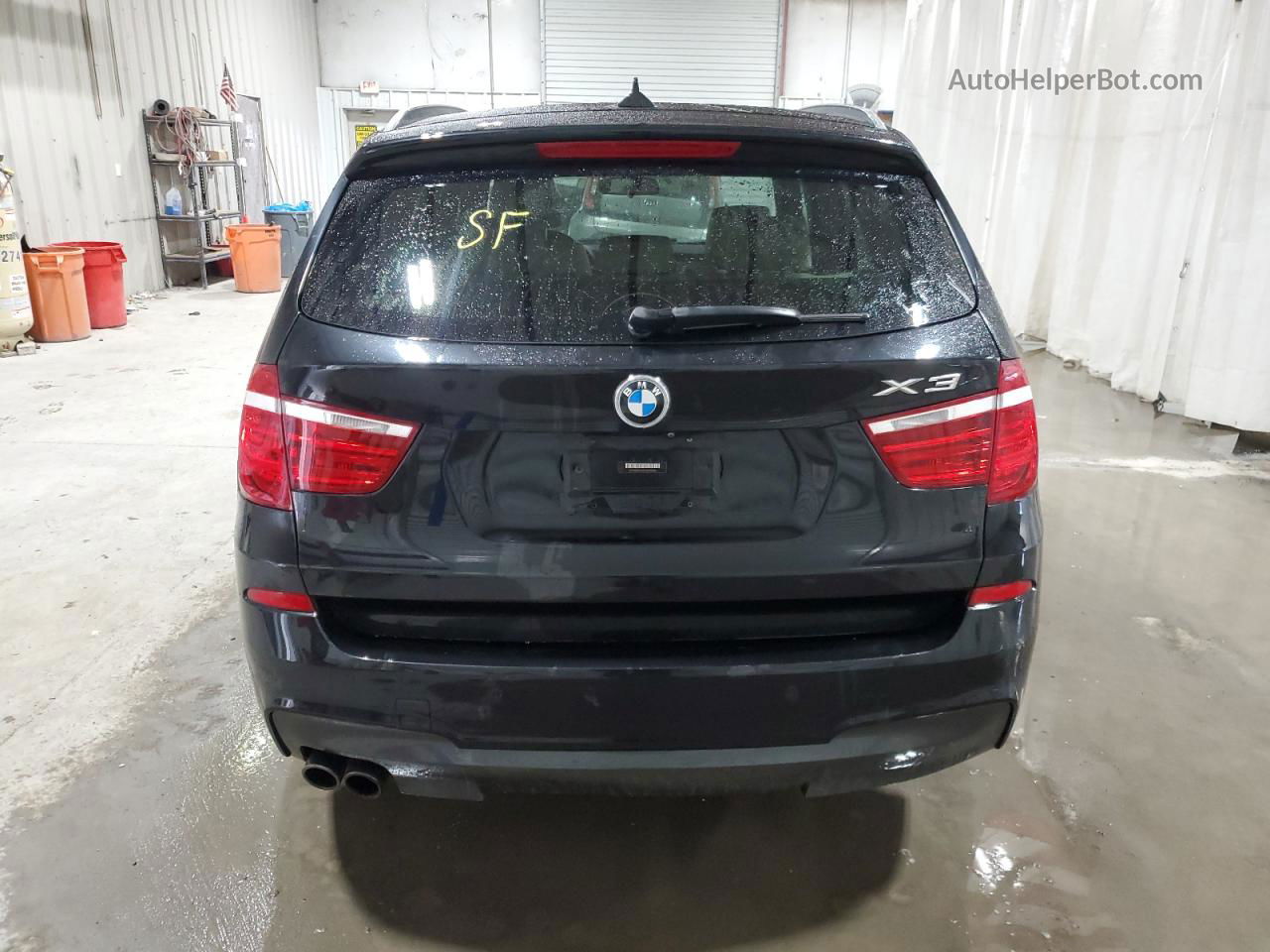 2016 Bmw X3 Xdrive28i Black vin: 5UXWX9C55G0D78036