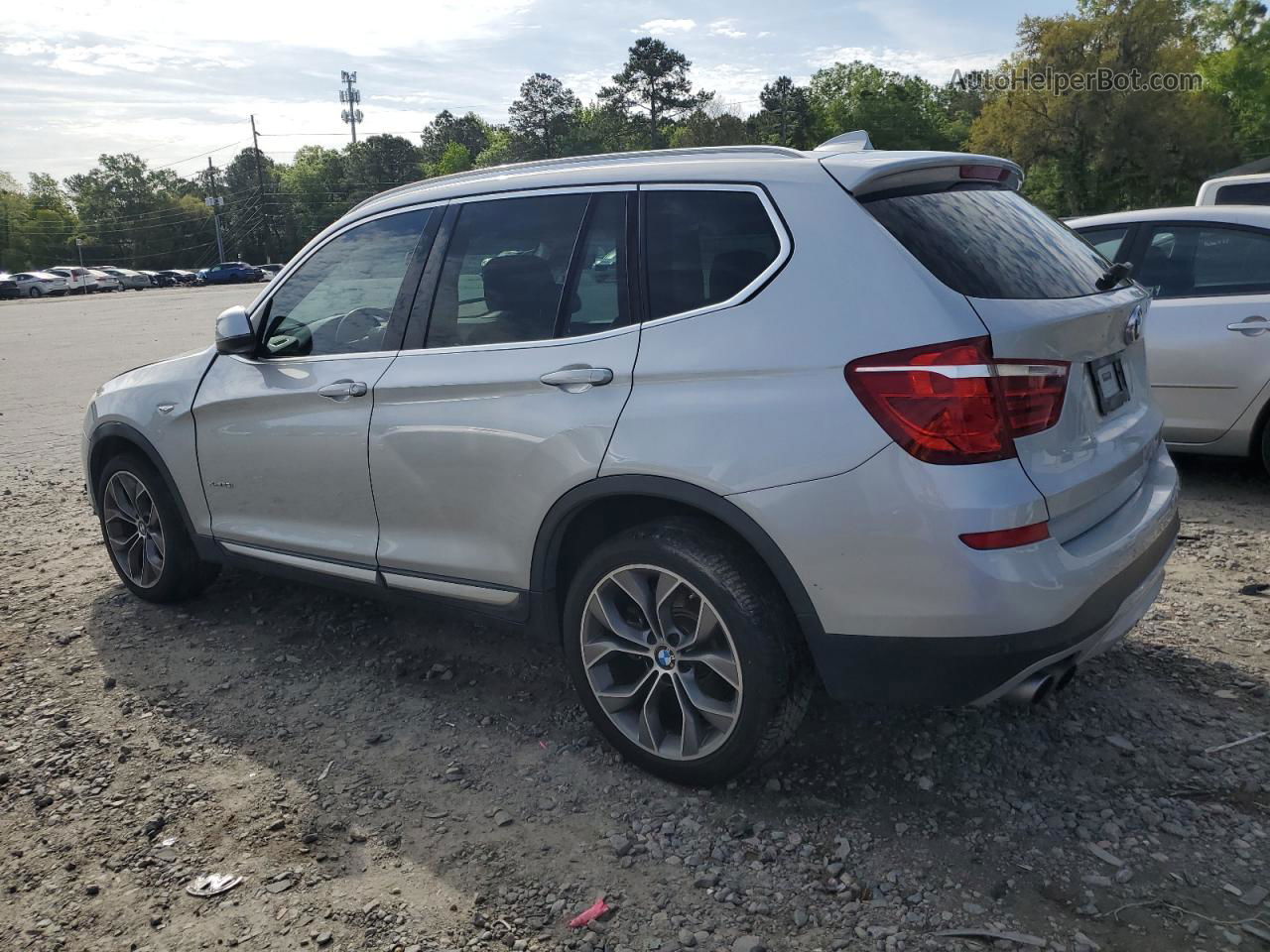 2016 Bmw X3 Xdrive28i Silver vin: 5UXWX9C55G0D79283