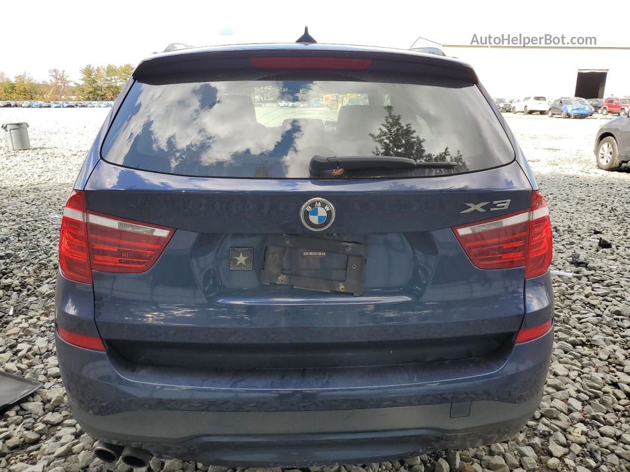 2016 Bmw X3 Xdrive28i Blue vin: 5UXWX9C55G0D82281