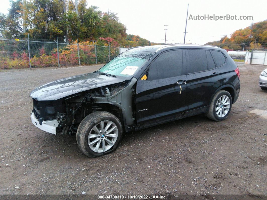 2016 Bmw X3 Xdrive28i Black vin: 5UXWX9C55G0D85326