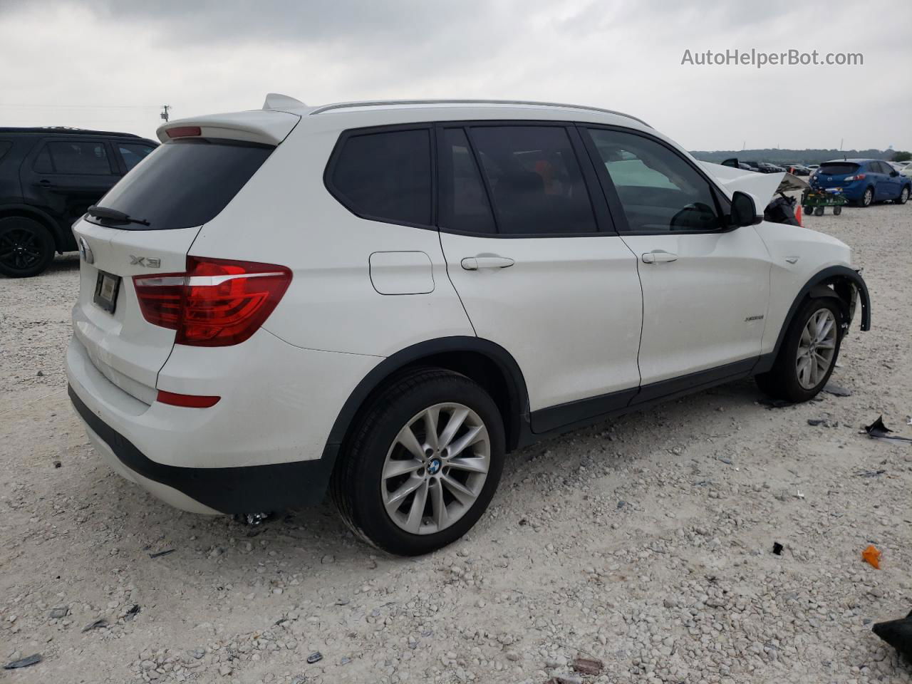 2016 Bmw X3 Xdrive28i White vin: 5UXWX9C55G0D85536