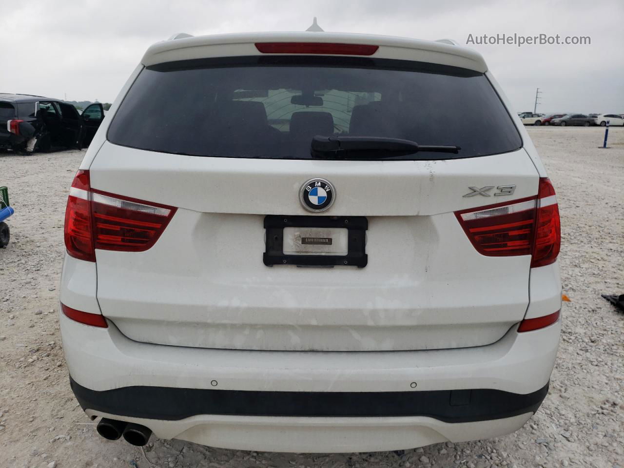 2016 Bmw X3 Xdrive28i Белый vin: 5UXWX9C55G0D85536