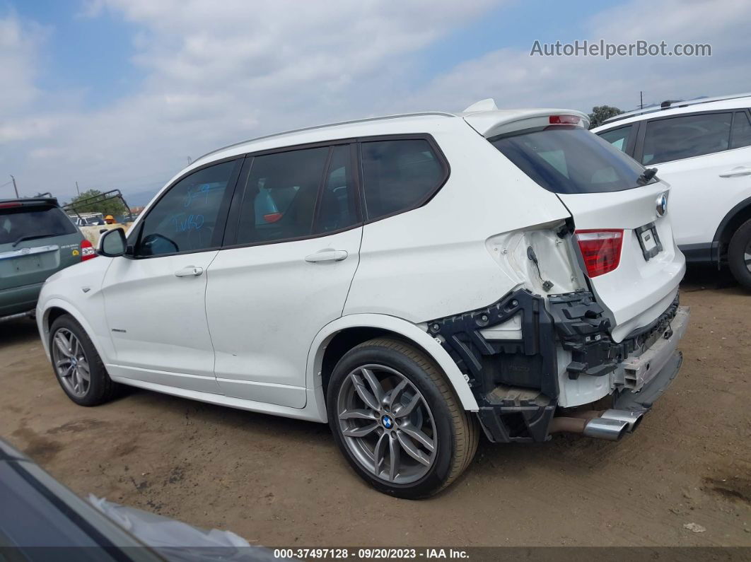 2016 Bmw X3 Xdrive28i White vin: 5UXWX9C55G0D89148