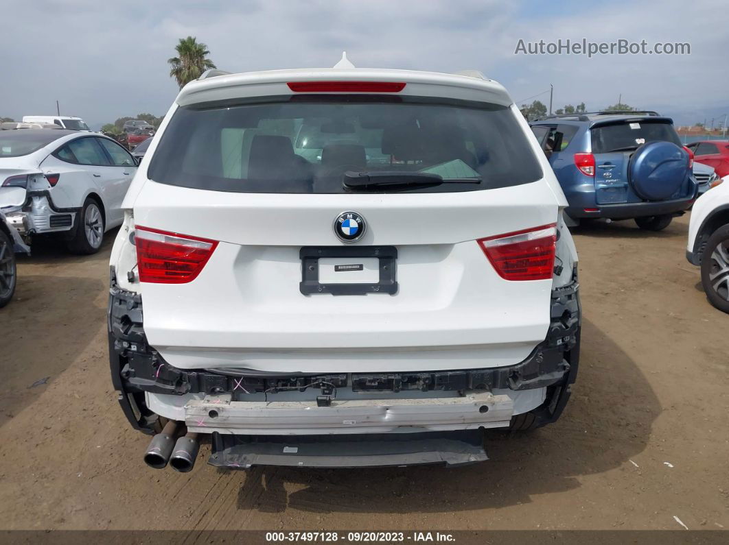 2016 Bmw X3 Xdrive28i White vin: 5UXWX9C55G0D89148