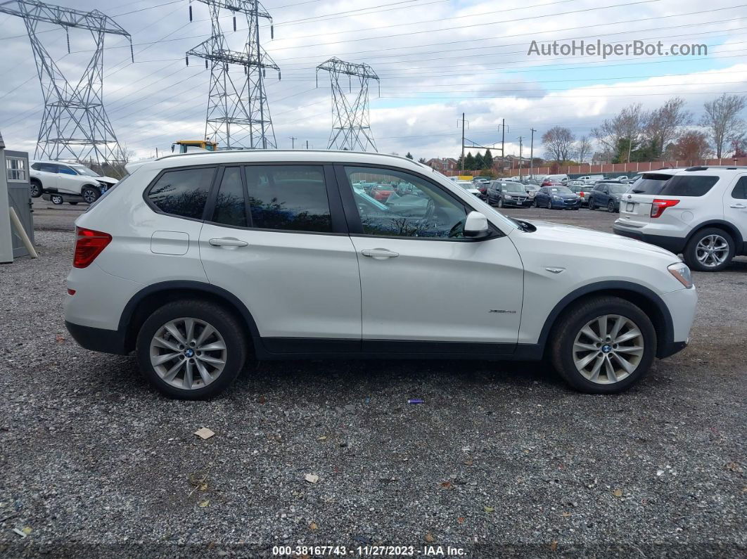 2016 Bmw X3 Xdrive28i Белый vin: 5UXWX9C55G0D90476