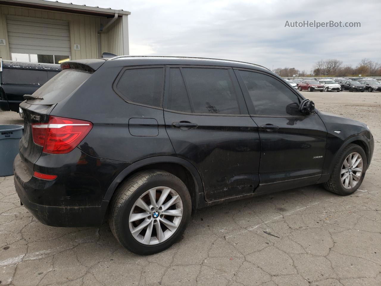 2016 Bmw X3 Xdrive28i Black vin: 5UXWX9C55G0D92082