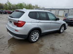 2013 Bmw X3 Xdrive28i Silver vin: 5UXWX9C56D0A13618