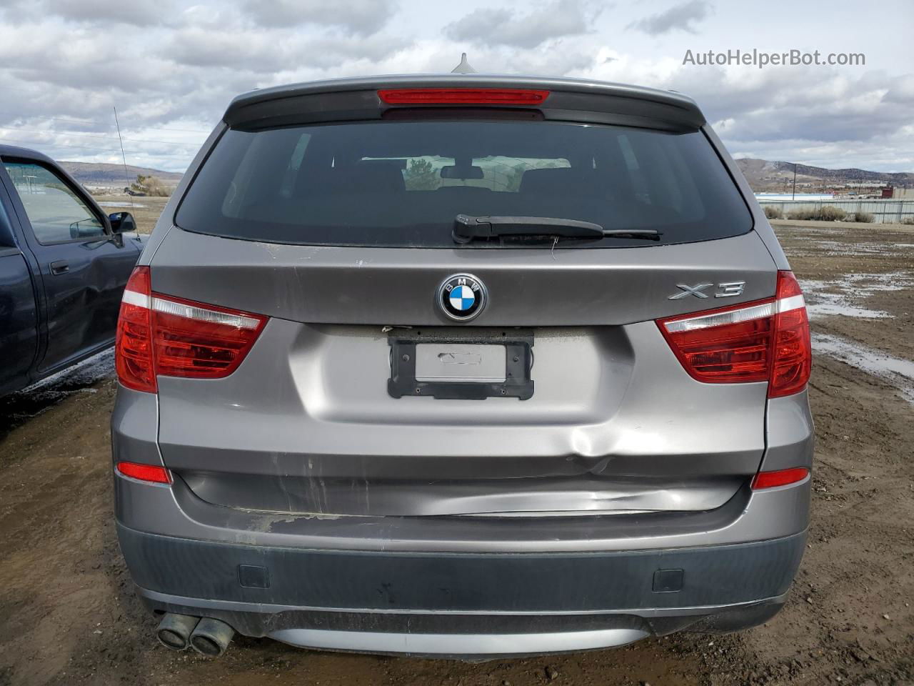 2013 Bmw X3 Xdrive28i Charcoal vin: 5UXWX9C56D0A14980