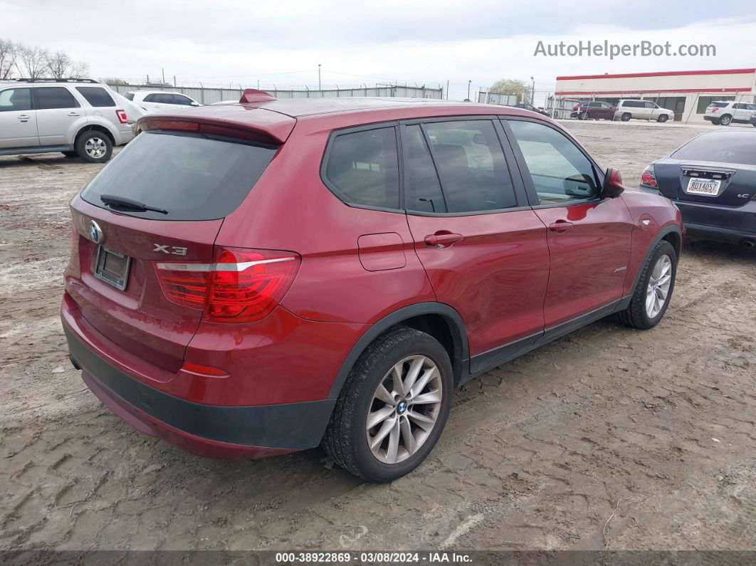 2013 Bmw X3 Xdrive28i Красный vin: 5UXWX9C56D0A15692